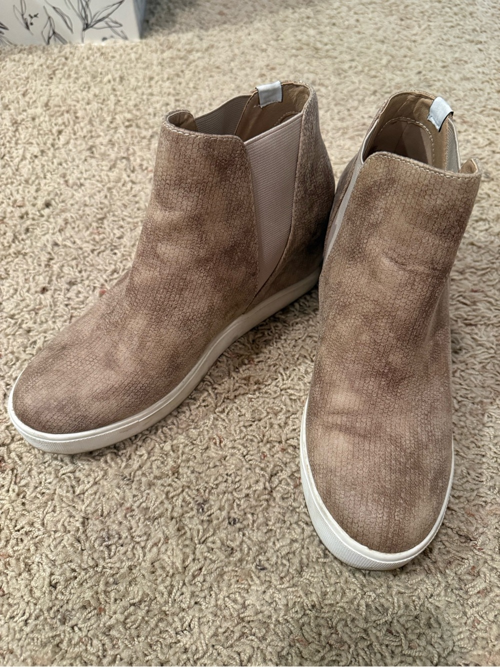 Coconuts wedge ankle boots